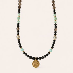 Naszyjnik choker MIŁOŚĆ i RELACJE wersja ZIELONA