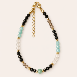 Bransoletka z klasycznym zapięciem MIŁOŚĆ i RELACJE wersja ZIELONA