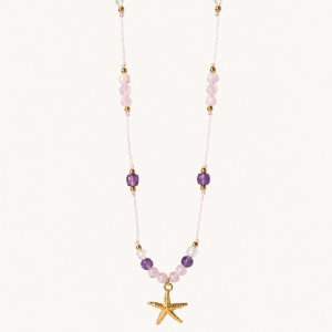 Naszyjnik na nici LILA MOON