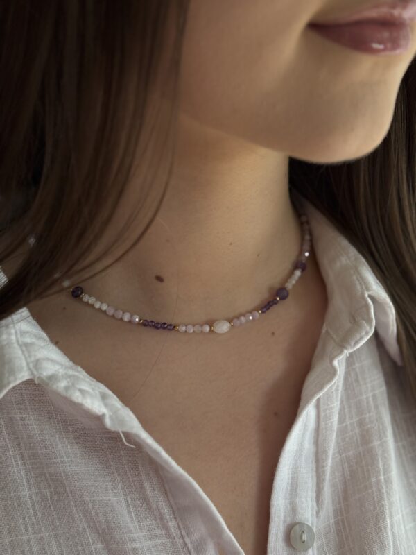 Naszyjnik choker LILA MOON - obrazek 2