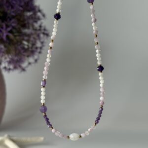 Naszyjnik choker LILA MOON