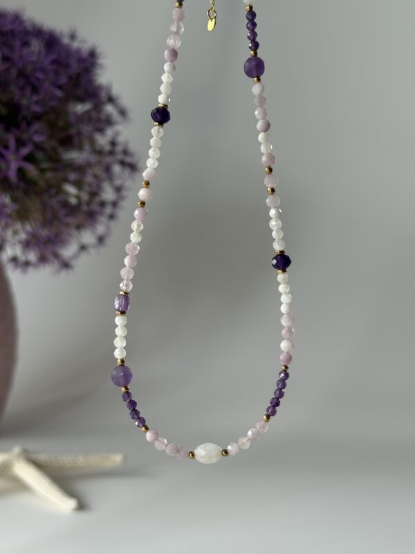Naszyjnik choker LILA MOON
