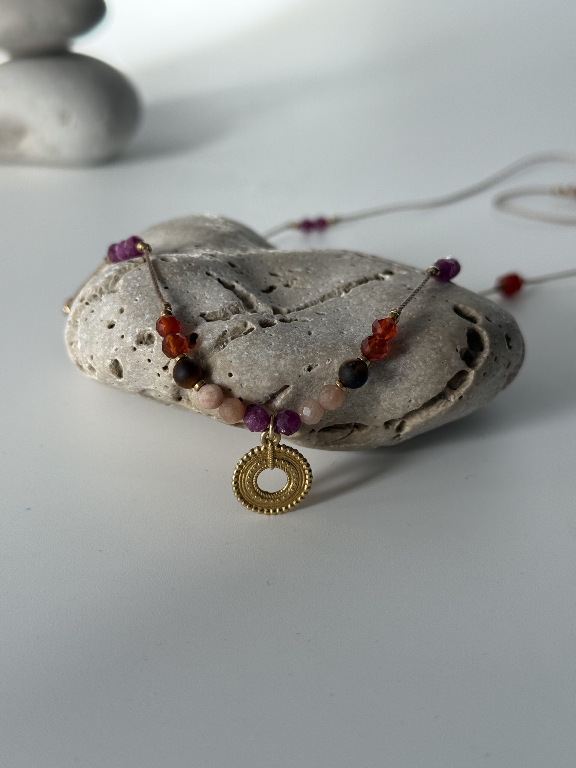 Naszyjnik na nici żywioł OGNIA - obrazek 5