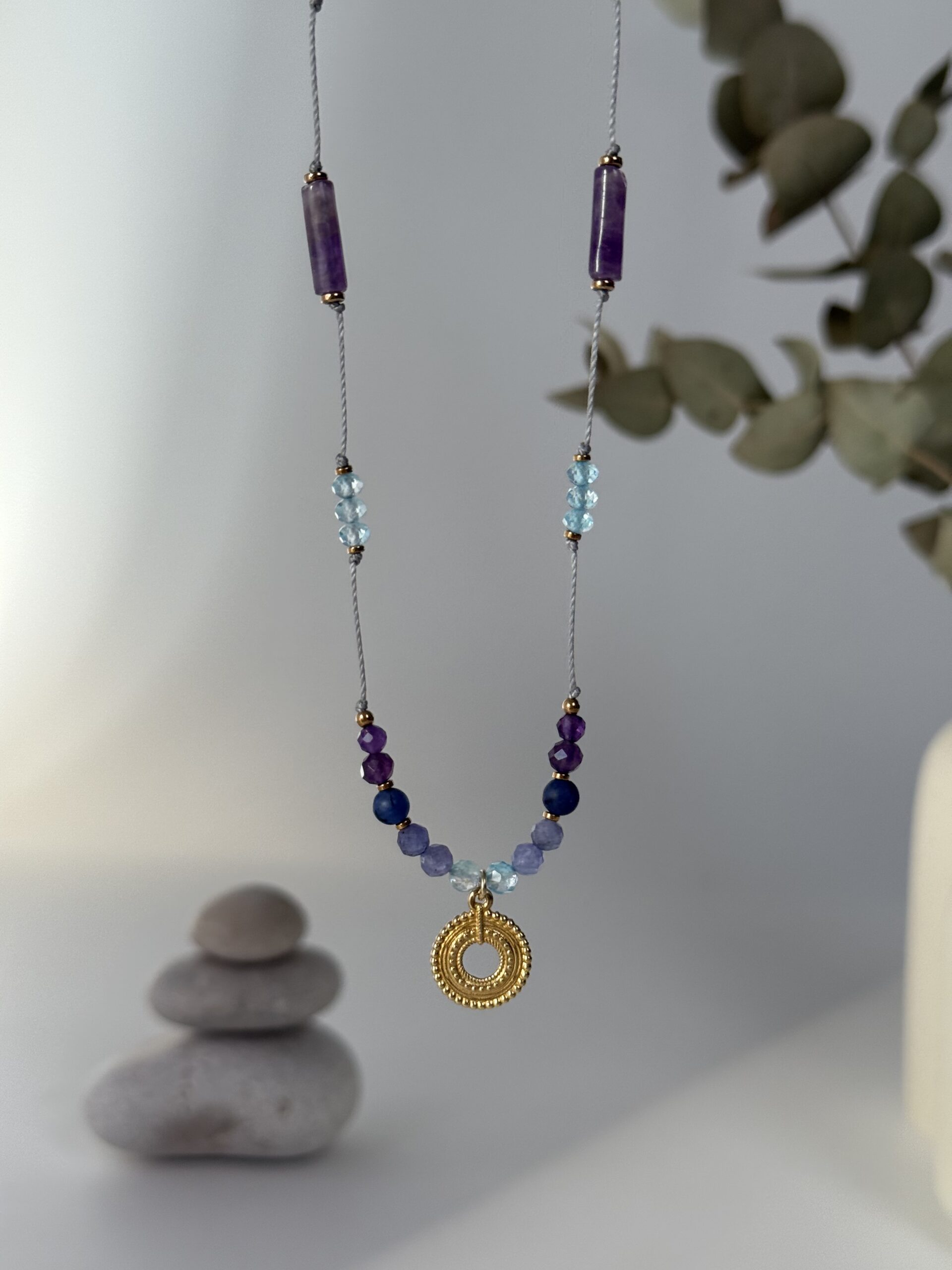 Naszyjnik na nici żywioł POWIETRZA - obrazek 2