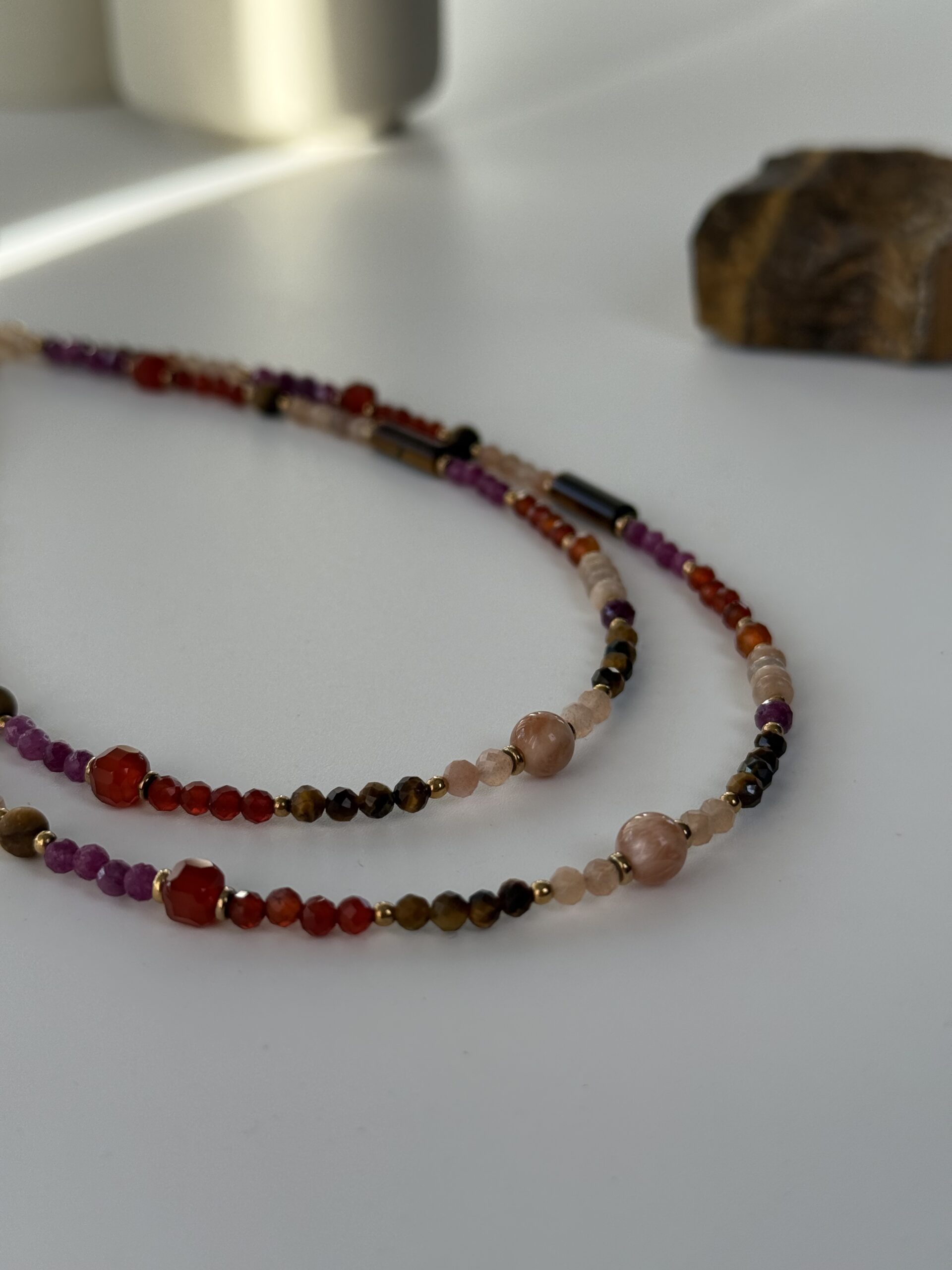 Naszyjnik choker żywioł OGNIA - obrazek 2