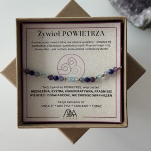 Bransoletka na nici żywioł POWIETRZA