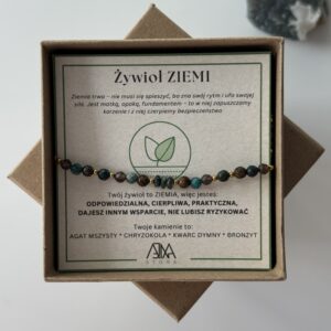 Bransoletka na nici żywioł ZIEMI