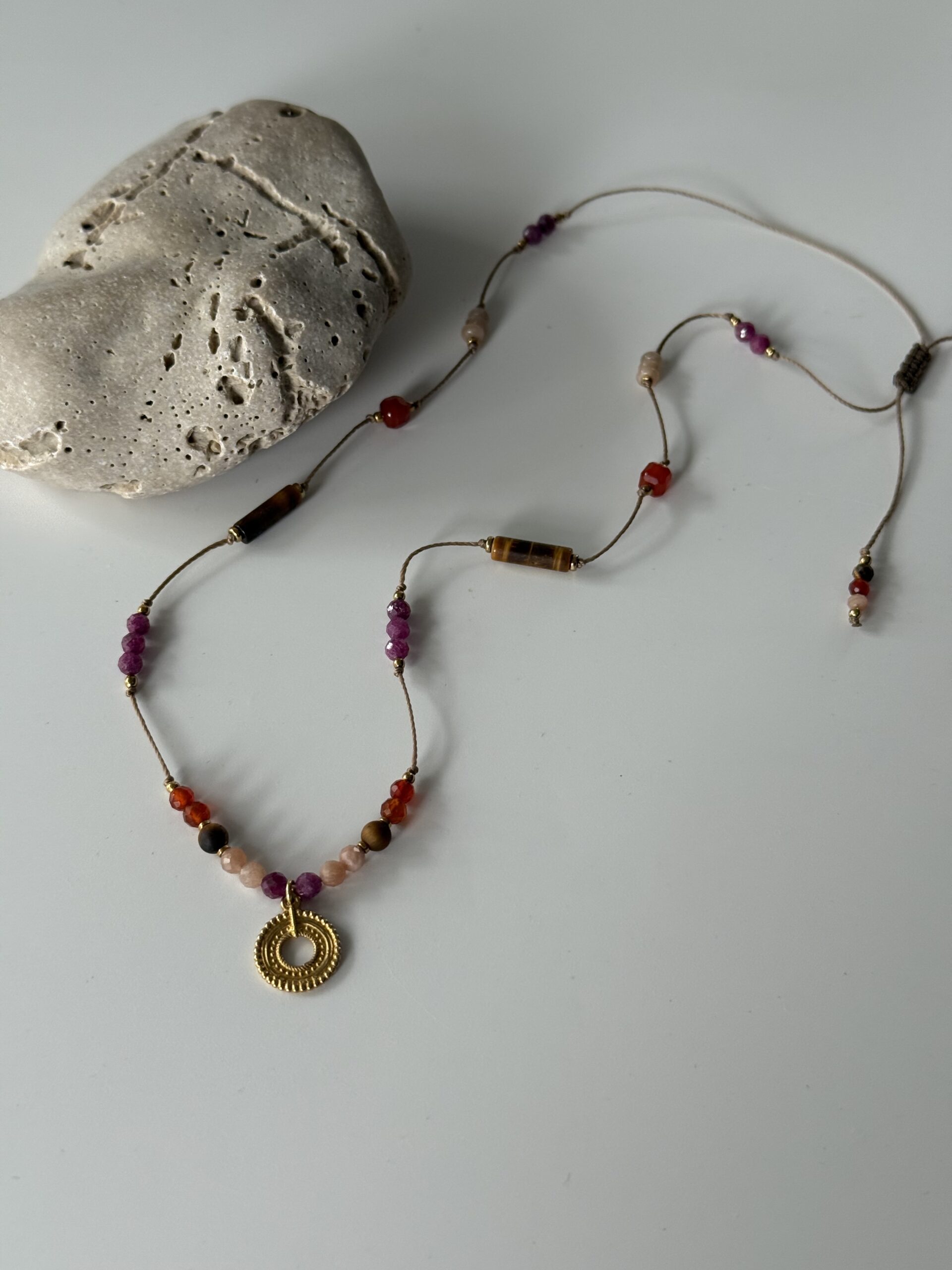 Naszyjnik na nici żywioł OGNIA - obrazek 4