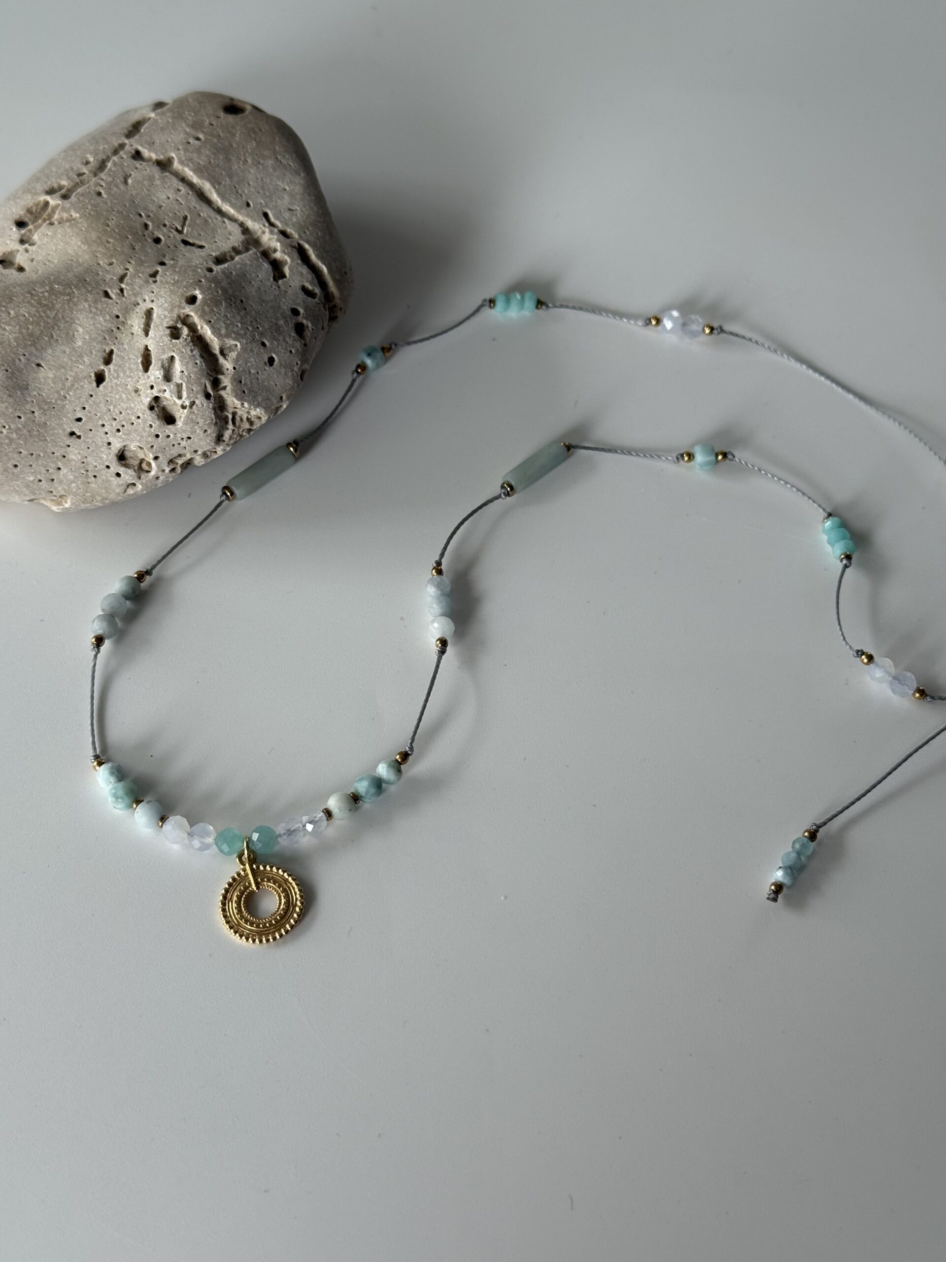 Naszyjnik na nici żywioł WODY - obrazek 2