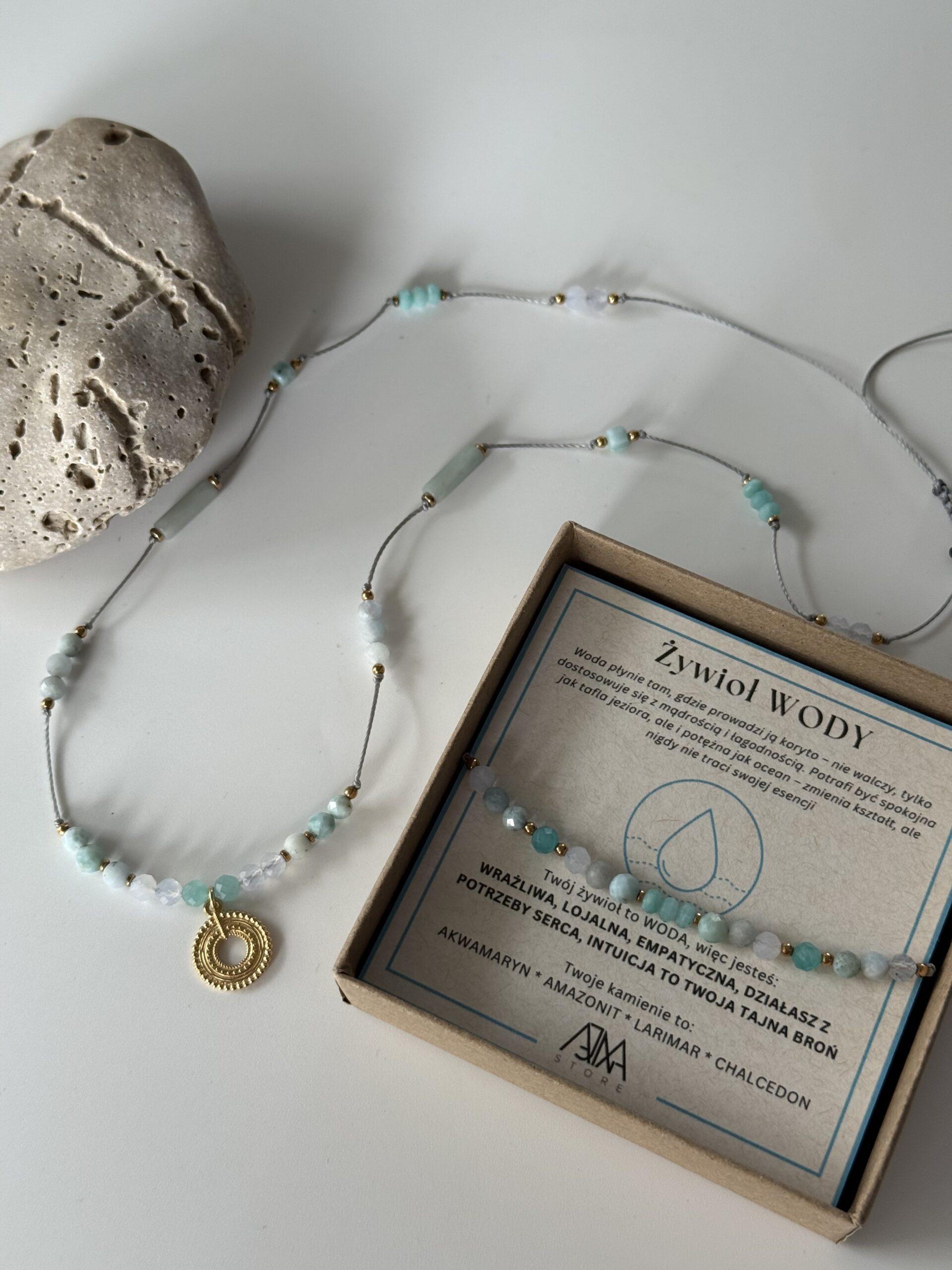 Bransoletka na nici żywioł WODY - obrazek 4