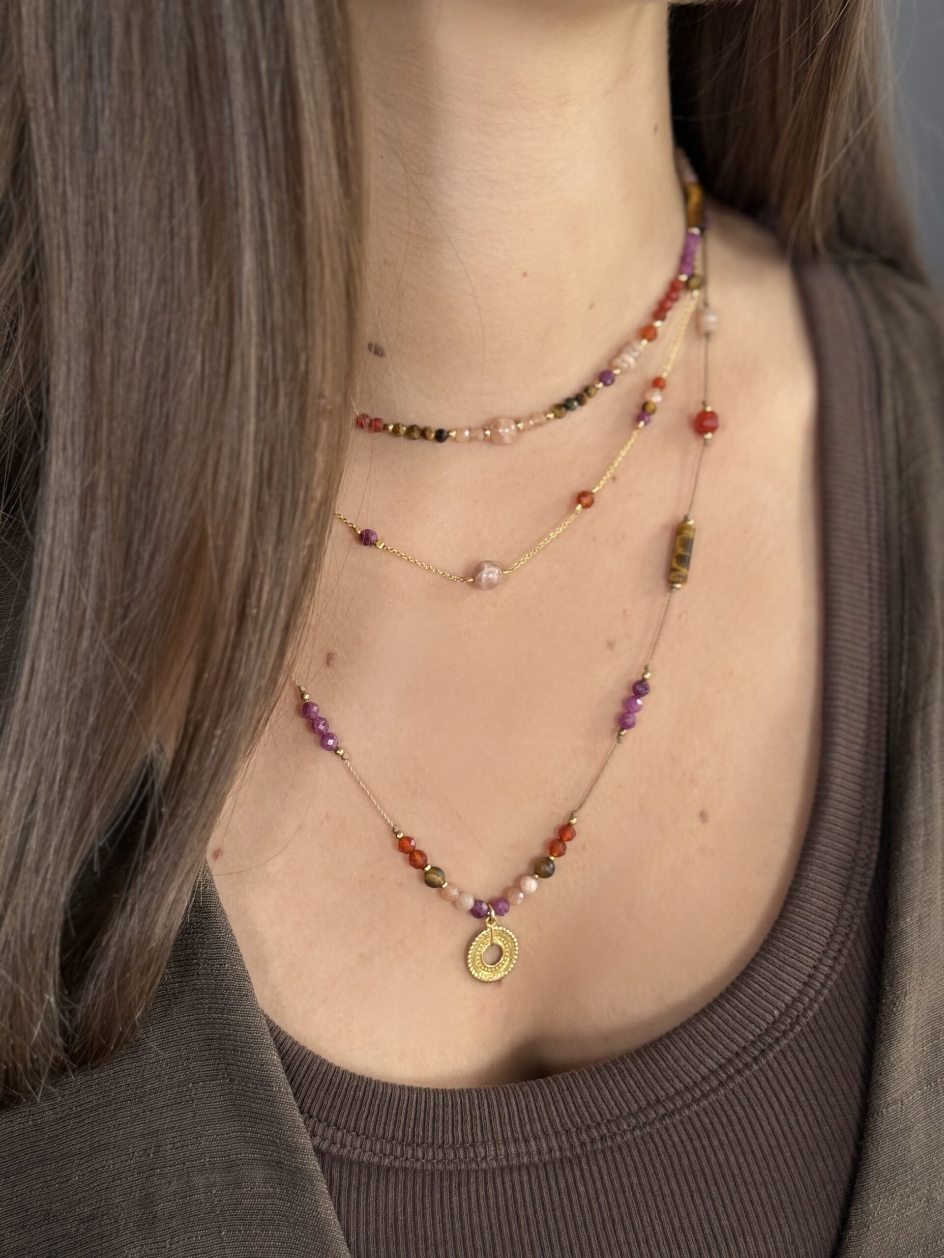 Naszyjnik choker żywioł OGNIA - obrazek 4