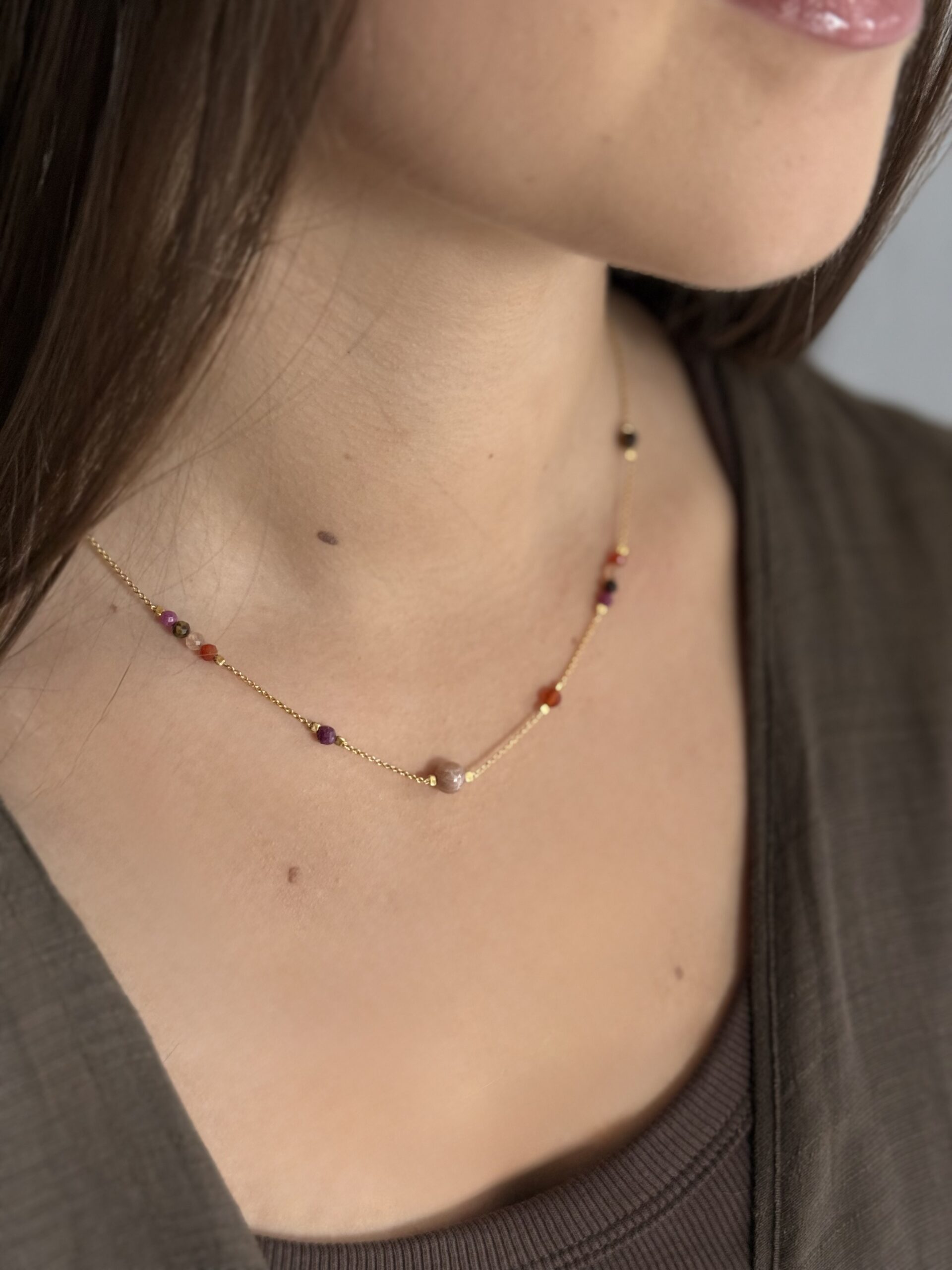 Naszyjnik łańcuszek żywioł OGNIA