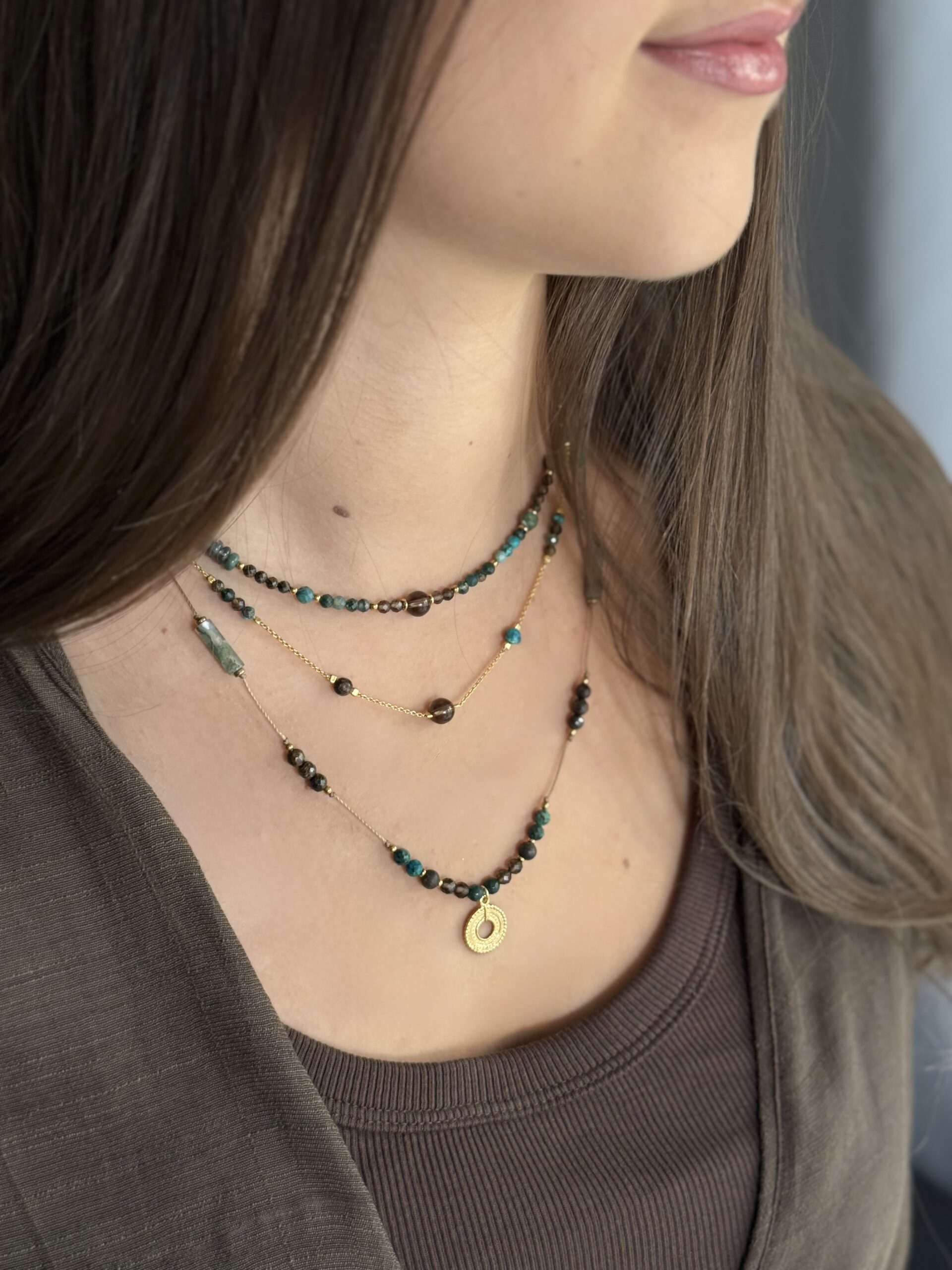 Naszyjnik na nici żywioł ZIEMI - obrazek 3