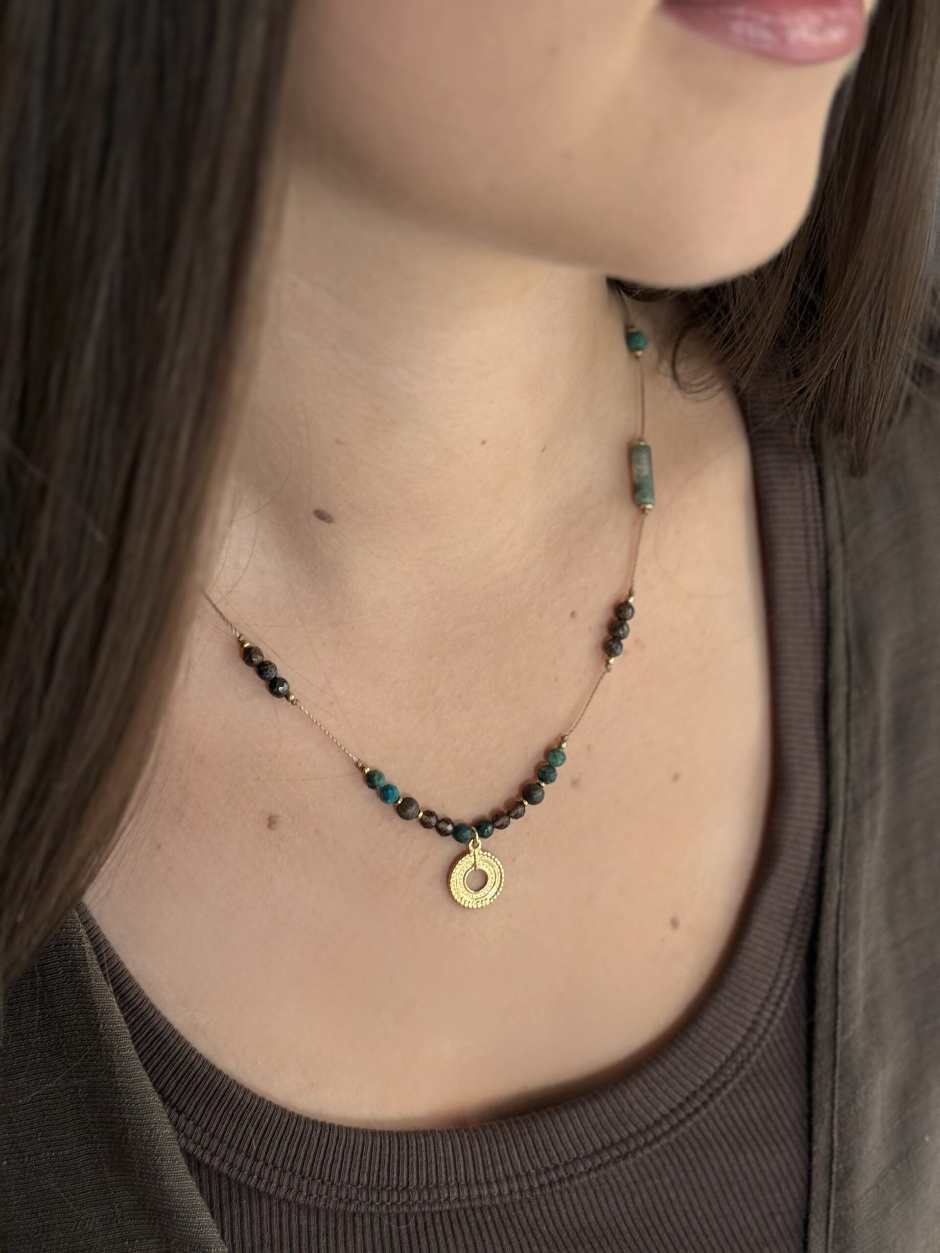 Naszyjnik na nici żywioł ZIEMI