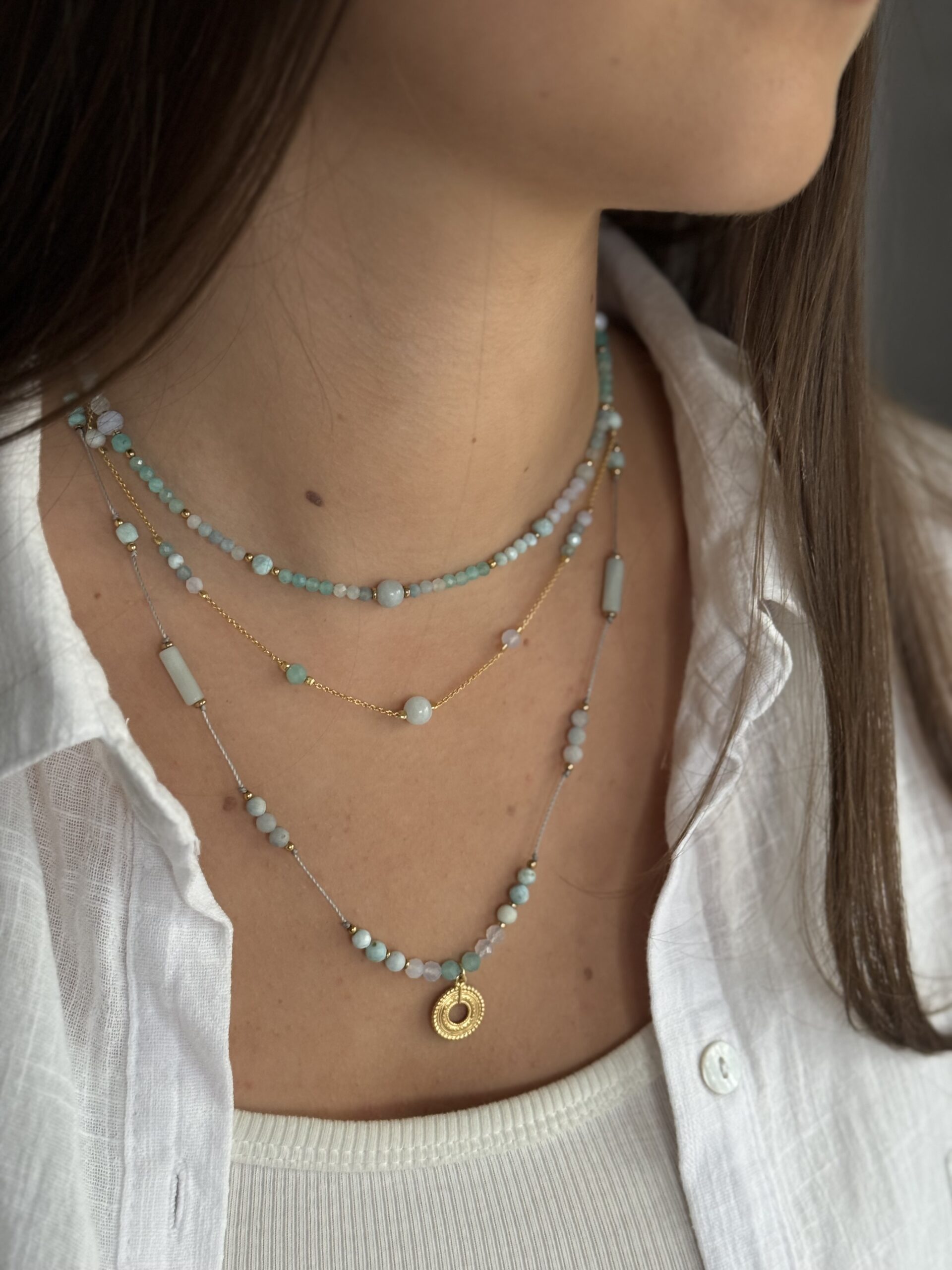 Naszyjnik łańcuszek żywioł WODY - obrazek 3