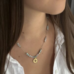 Naszyjnik na nici żywioł WODY