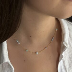 Naszyjnik łańcuszek żywioł WODY