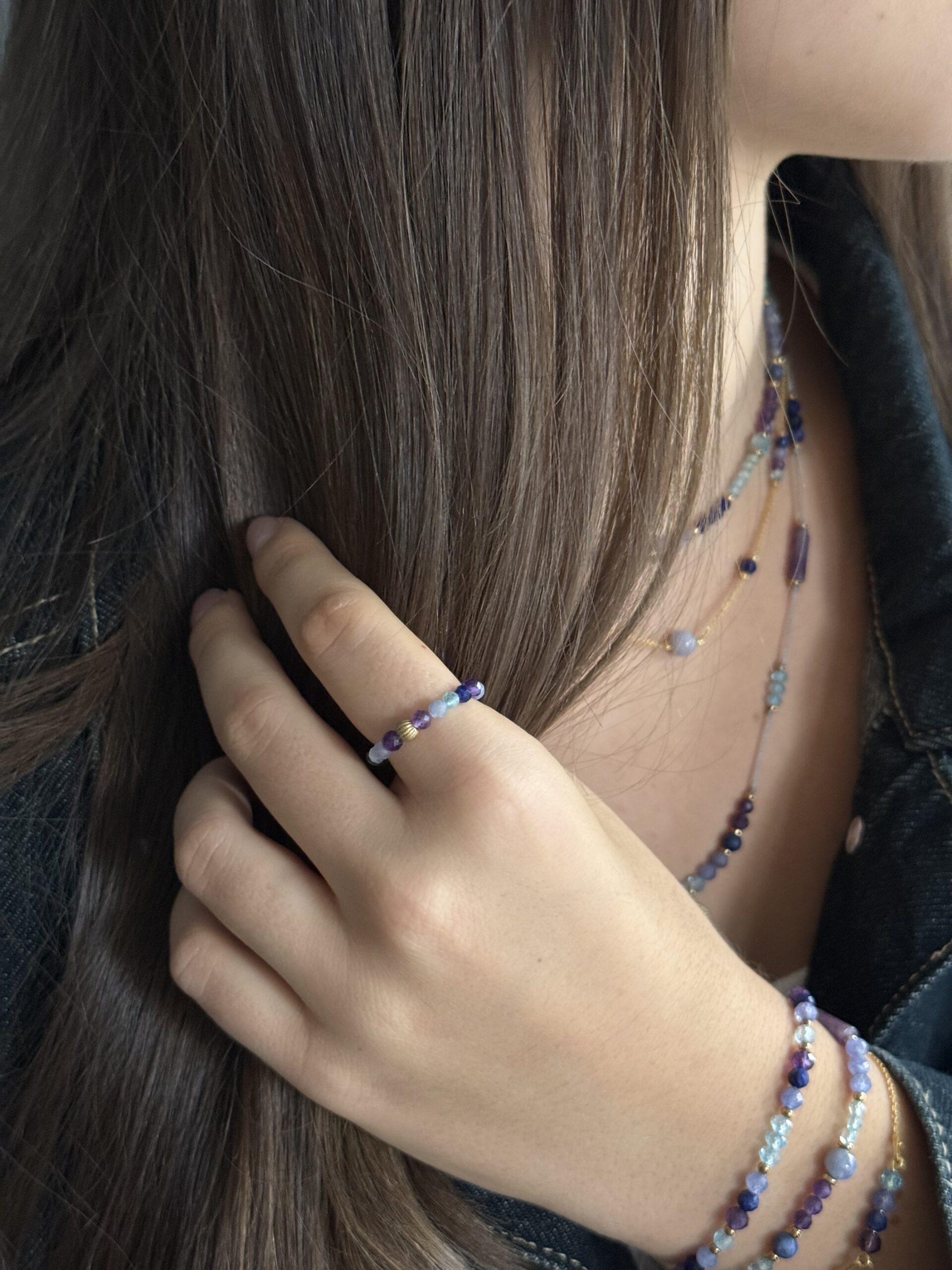 Pierścionek na gumce żywioł POWIETRZA - obrazek 2