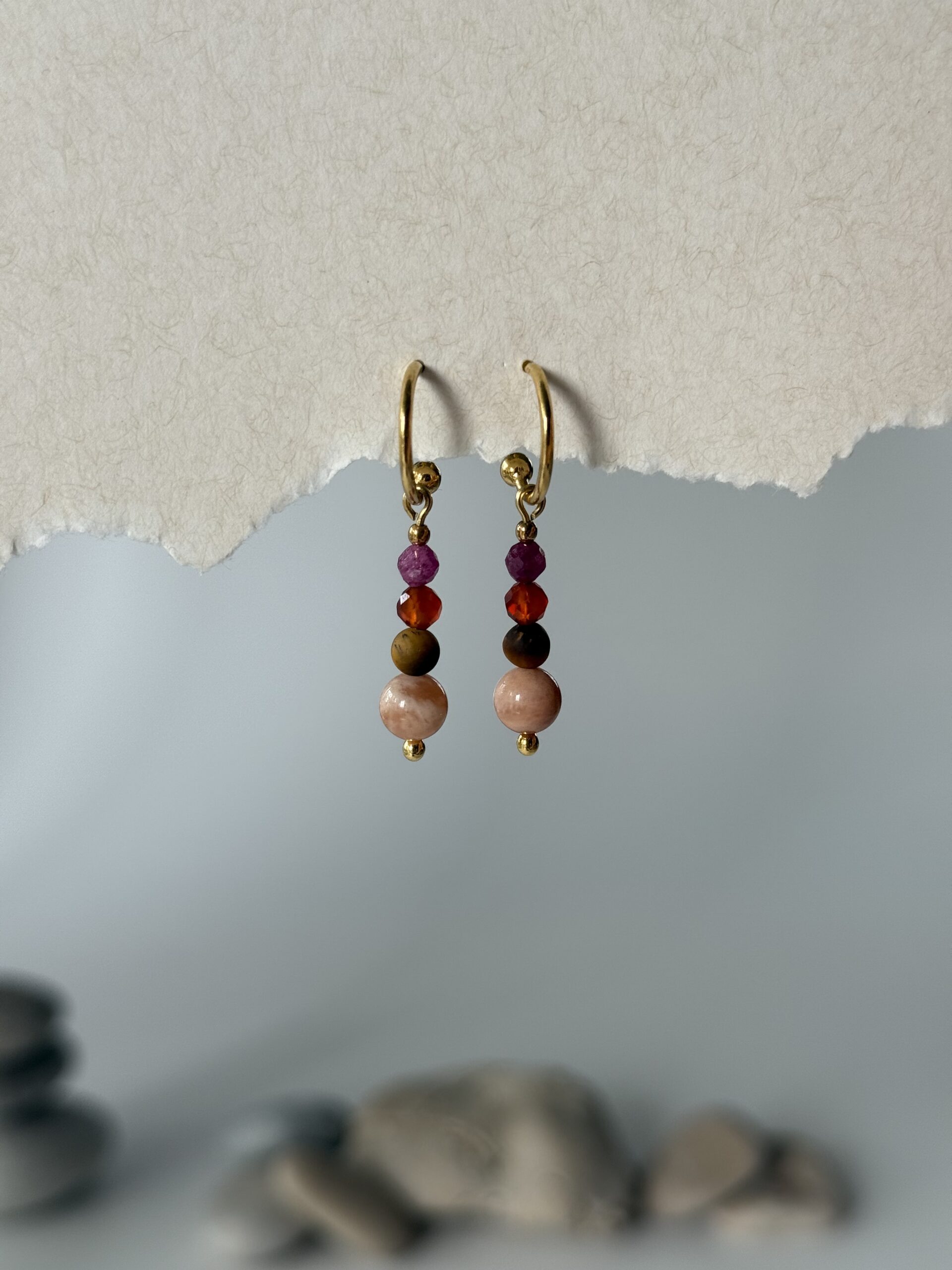 Kolczyki żywioł OGNIA