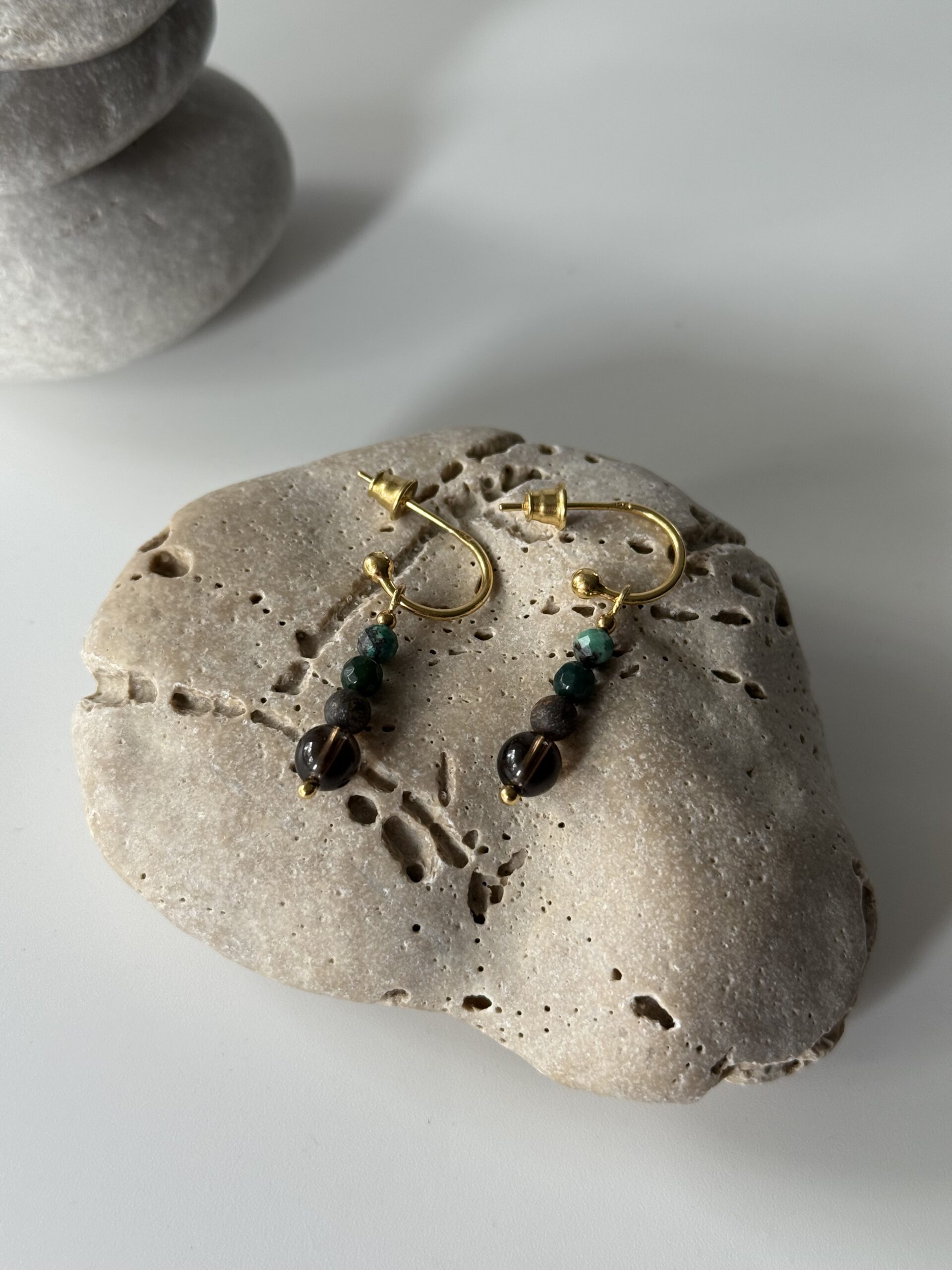 Kolczyki żywioł ZIEMI - obrazek 2