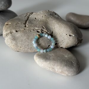 Pierścionek na gumce żywioł WODY