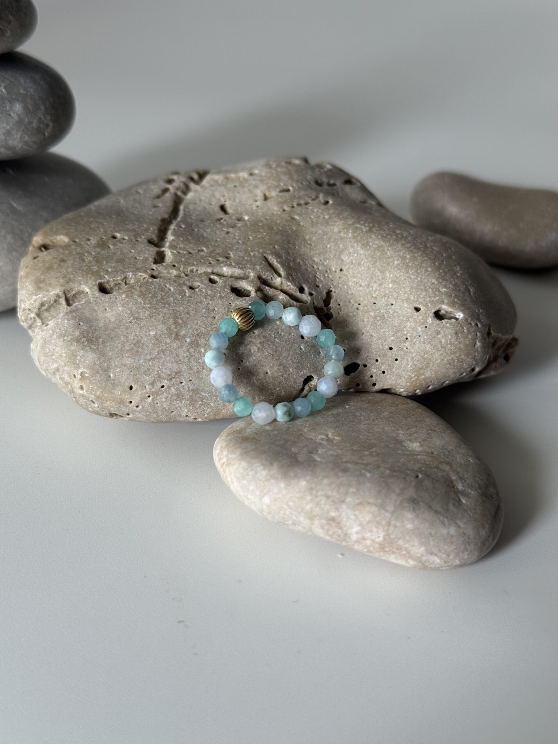 Pierścionek na gumce żywioł WODY