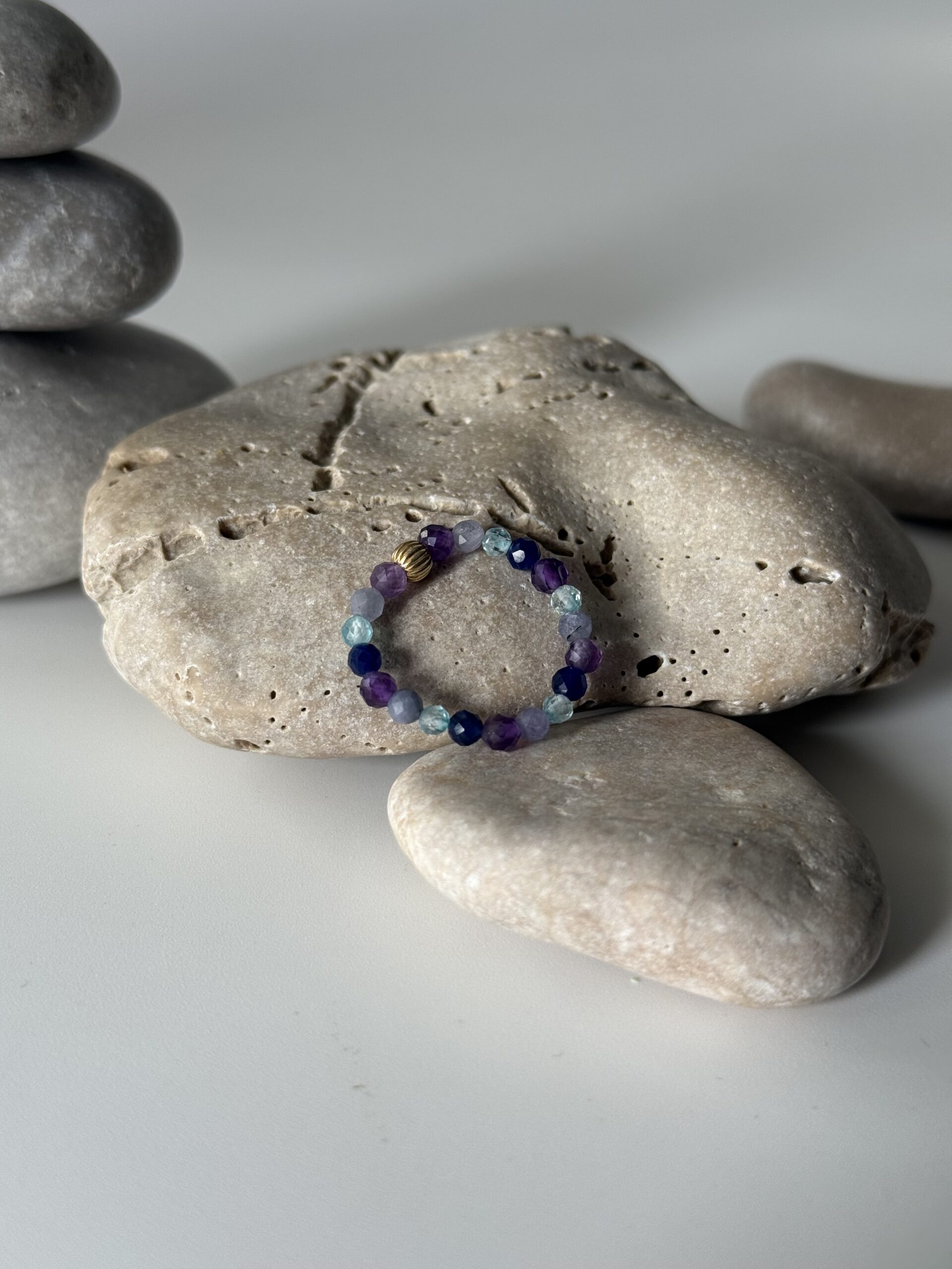 Pierścionek na gumce żywioł POWIETRZA