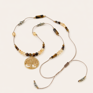 Naszyjnik na nici ŻÓŁTA ASERTYWNOŚĆ