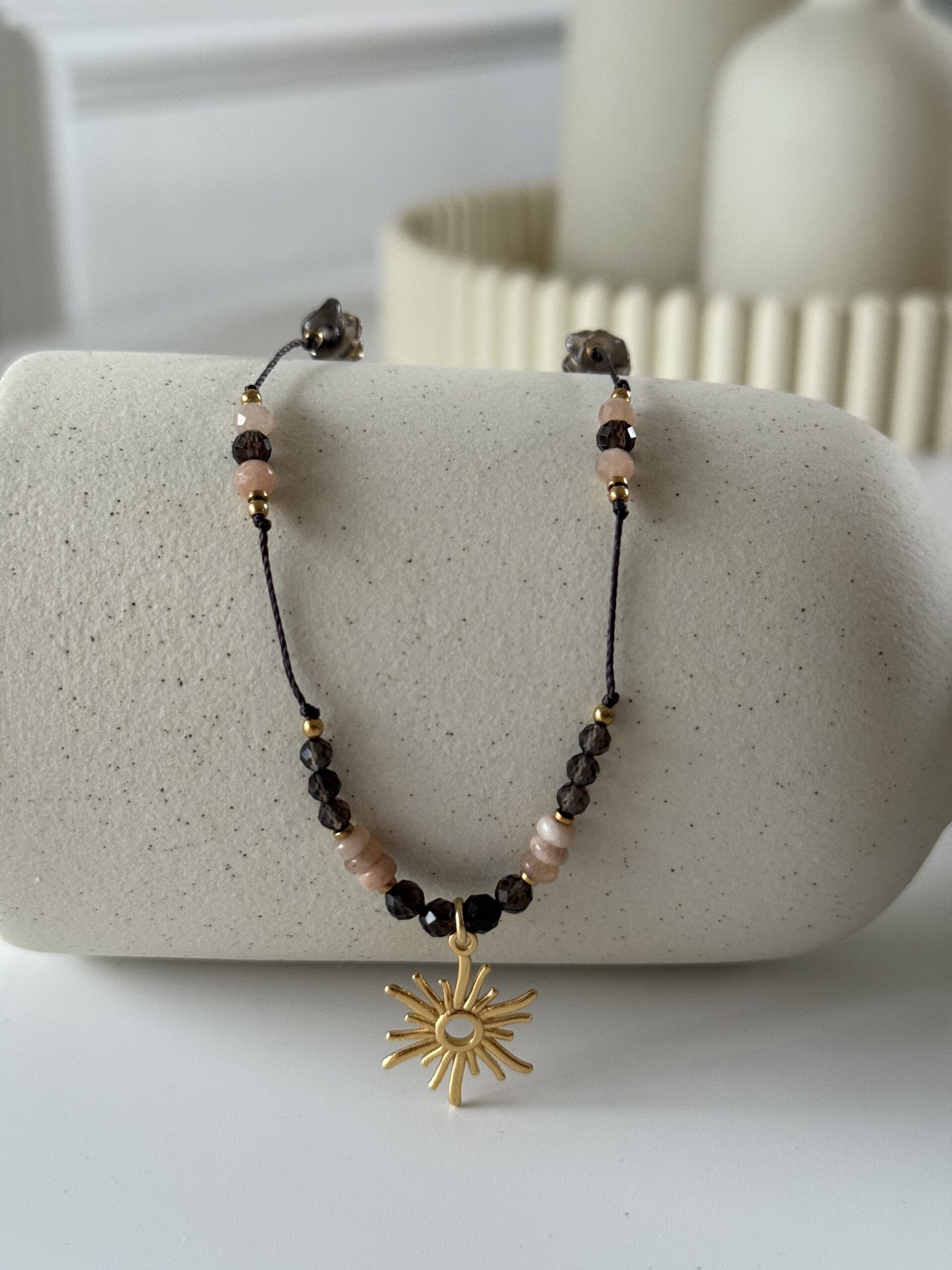 Naszyjnik na nici POMARAŃCZOWA KREATYWNOŚĆ - obrazek 5