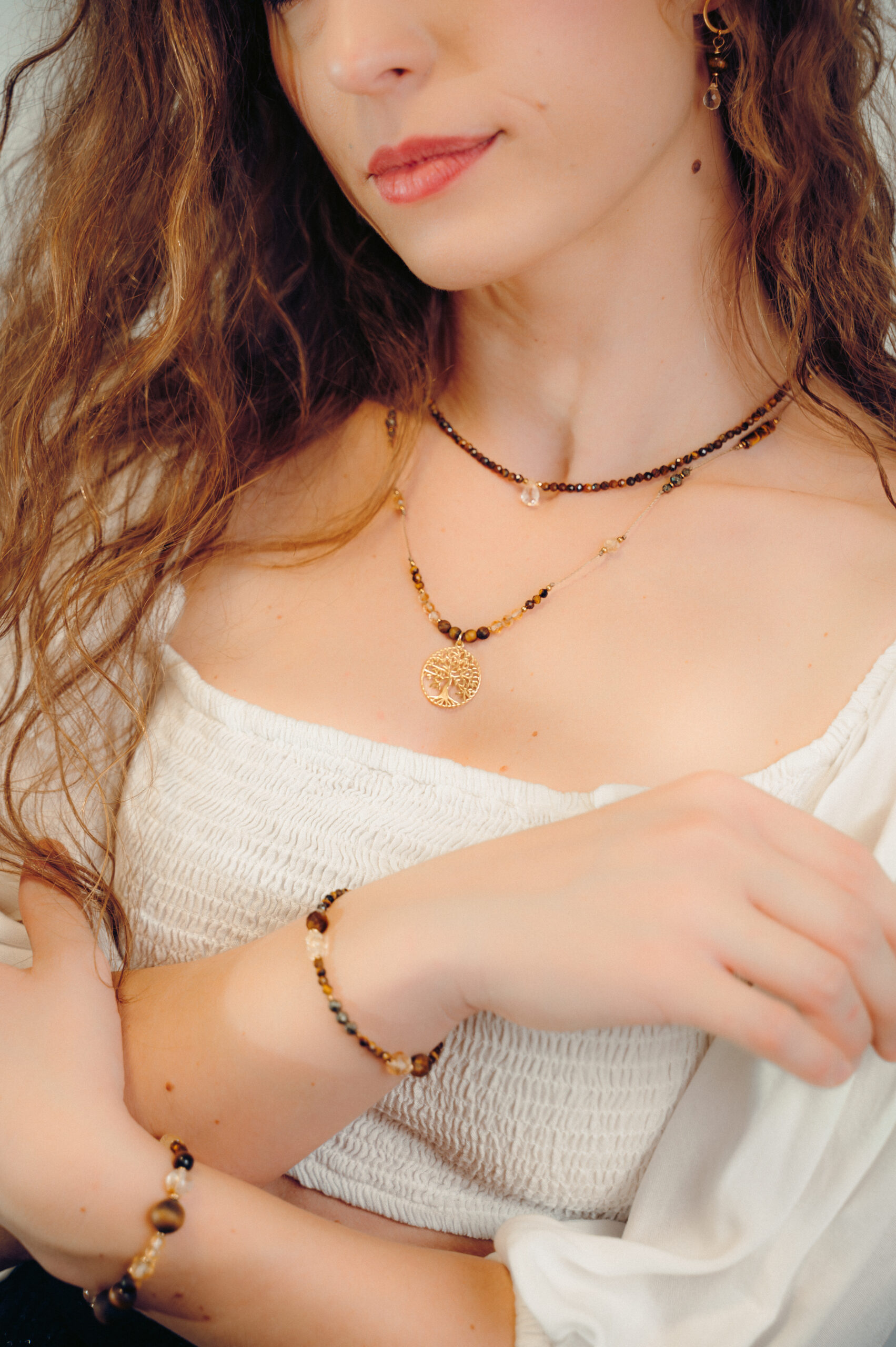 Naszyjnik choker ŻÓŁTA ASERTYWNOŚĆ wersja 2 - obrazek 5