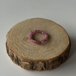 Pierścionek RÓŻOWA WIĘŹ No.02 turmalin różowy